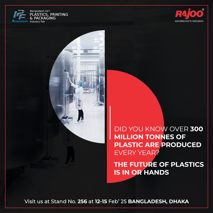 Immerse yourself in a world of pioneering solutions and bold ideas. Connect with industry leaders, explore new opportunities, and discover how we’re driving progress into the future. See you at Dhaka!<br /><br />#PlasticPrintingpackagingexpo #Dhaka #RajooEngineers #Rajkot