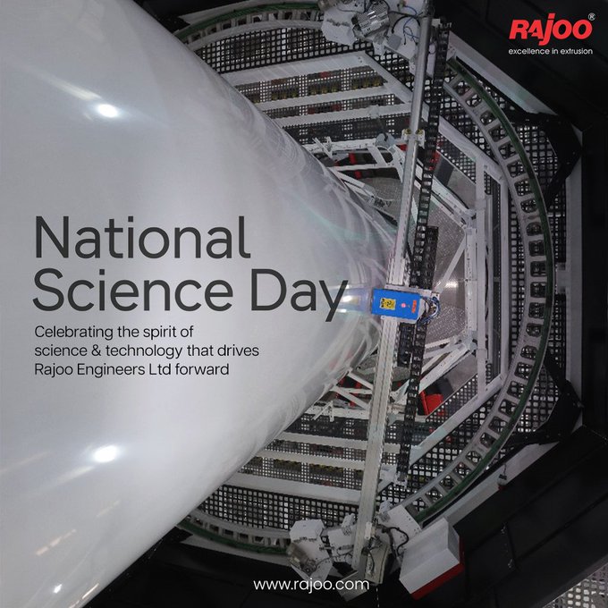 Celebrating National Science Day with cutting-edge innovation in packaging technology! At Rajoo, science drives our solutions, ensuring smarter, sustainable, and high-performance packaging for the future.

#NationalScienceDay #RajooEngineers #PROEX #Heptafoil #Industry4.0