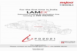 Rajoo Engineers Limited presents – Extrusion Coating  Lamexand Lamination Line in alliance with Kohli Industries. 

#RajooEngineers #Rajkot #PlasticMachinery #Machines #PlasticIndustry https://t.co/Q2rtEEMt04